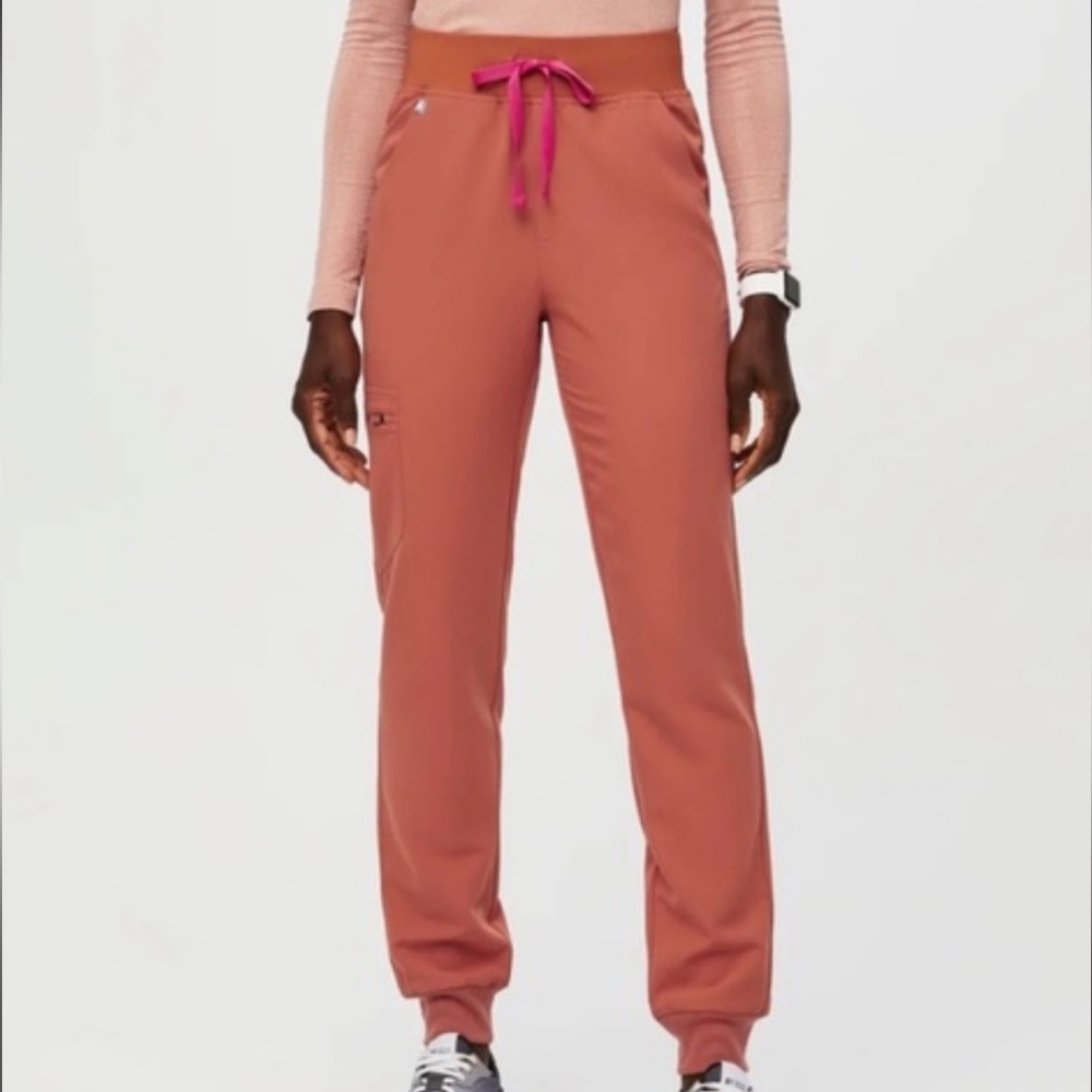 Figs Zamora Jogger Scrub Pants Terracotta